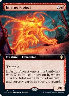 Image for Inferno Project (Extended Art) (379) (Commander 2021) - Magic: The Gathering