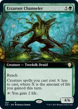 Image for Ezzaroot Channeler (Extended Art) (387) (Commander 2021) - Magic: The Gathering