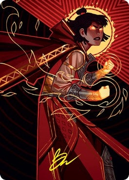 Image for Infuriate Art Card (Gold-Stamped Signature) (75) (Strixhaven) - Magic: The Gathering