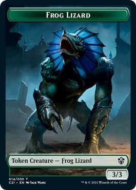 Image for Frog Lizard // Elephant Double-Sided Token (14 // 13) (Commander 2021) - Magic: The Gathering