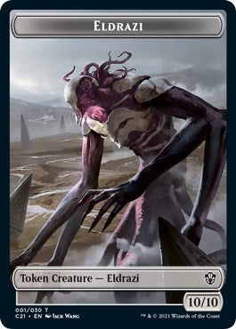 Image for Eldrazi // Champion of Wits Double-Sided Token (1 // 6) (Commander 2021) - Magic: The Gathering