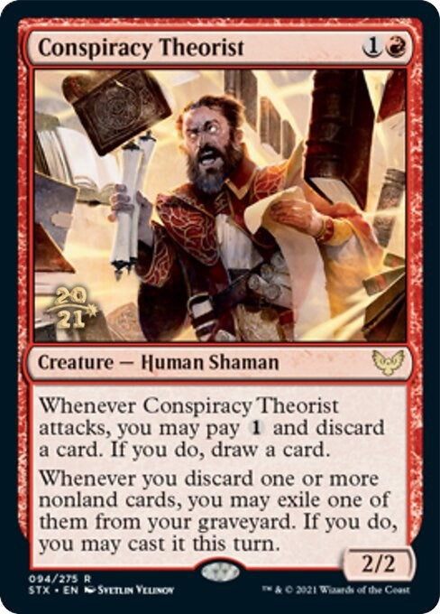 Image for Conspiracy Theorist (94) (Prerelease Cards) - Magic: The Gathering