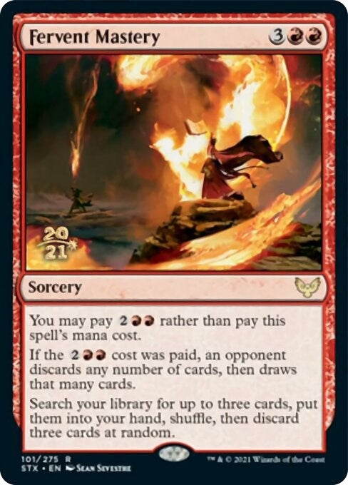 Image for Fervent Mastery (101) (Prerelease Cards) - Magic: The Gathering