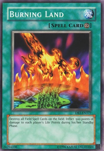 Image for Burning Land (DB1-EN177) (DB1) - YuGiOh
