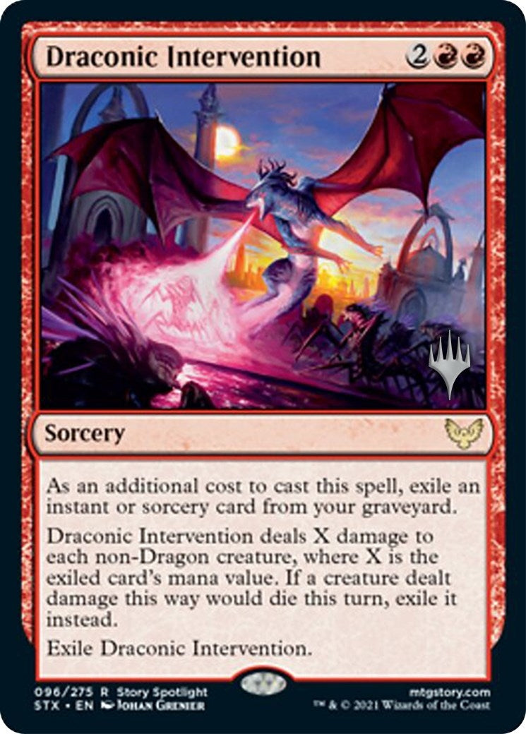 Image for Draconic Intervention (96) (Strixhaven) - Magic: The Gathering
