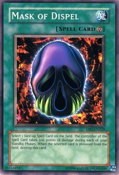 Image for Mask of Dispel (DB1-EN220) (DB1) - YuGiOh