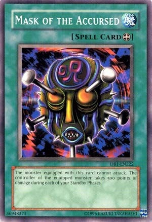 Image for Mask of the Accursed (DB1-EN222) (DB1) - YuGiOh