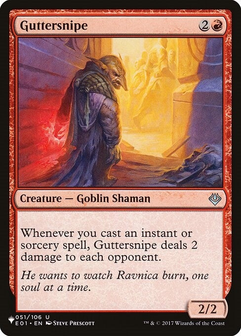 Image for Guttersnipe (E01) (051/106) (The List Reprints) - Magic: The Gathering