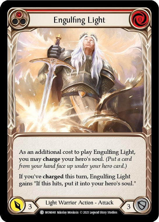 Image for Engulfing Light (Red) (MON048) (Monarch) - Flesh and Blood TCG
