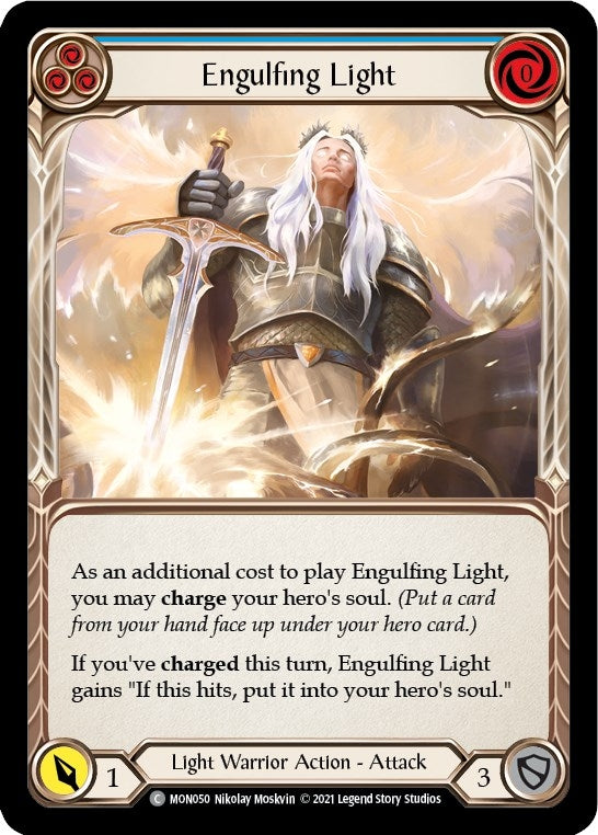 Image for Engulfing Light (Blue) (MON050) (Monarch) - Flesh and Blood TCG