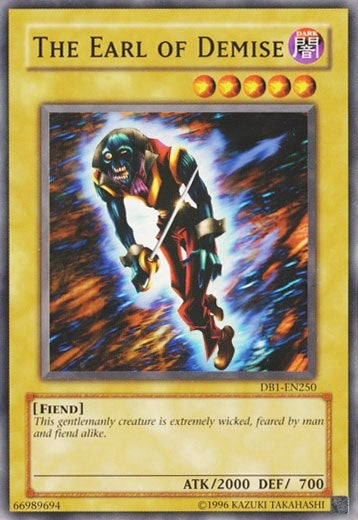Image for The Earl of Demise (DB1-EN250) (DB1) - YuGiOh