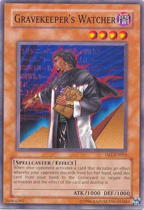 Image for Gravekeeper's Watcher (DR1-EN012) (DR1) - YuGiOh