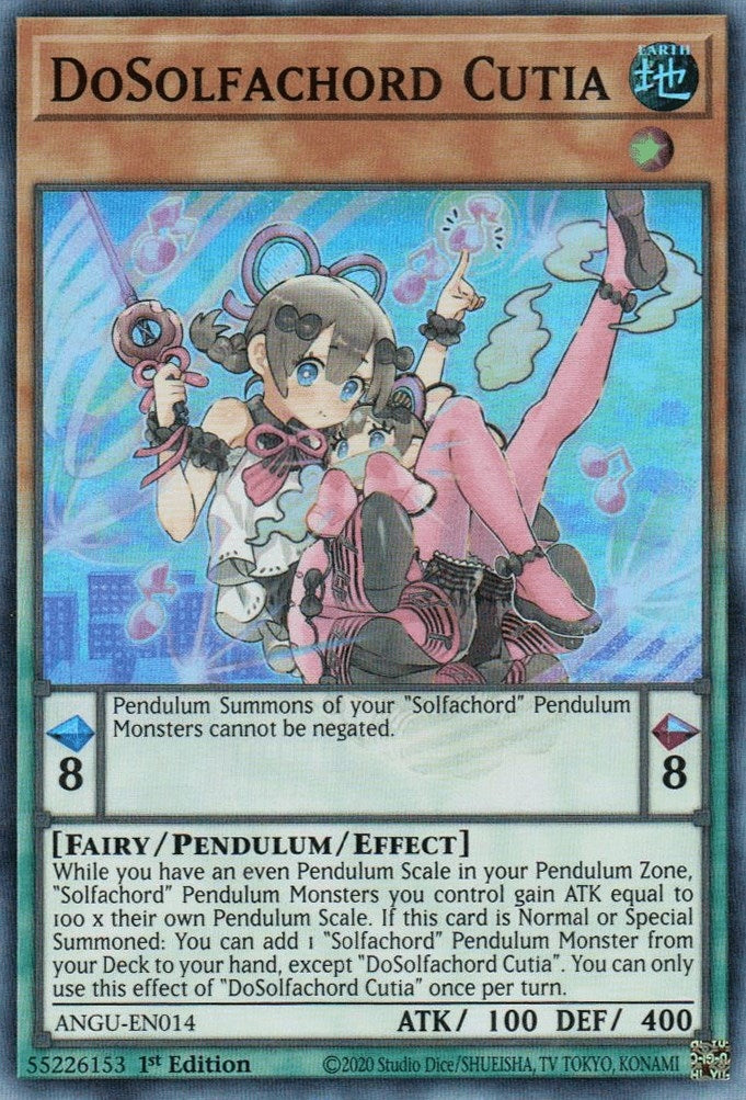 Image for DoSolfachord Cutia (ANGU-EN014) (ANGU) - YuGiOh