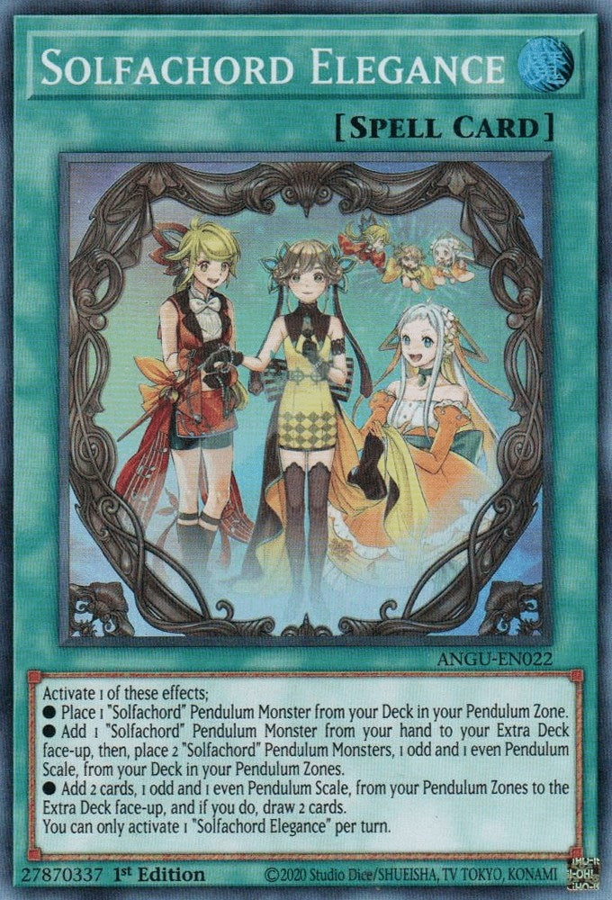 Image for Solfachord Elegance (ANGU-EN022) (ANGU) - YuGiOh