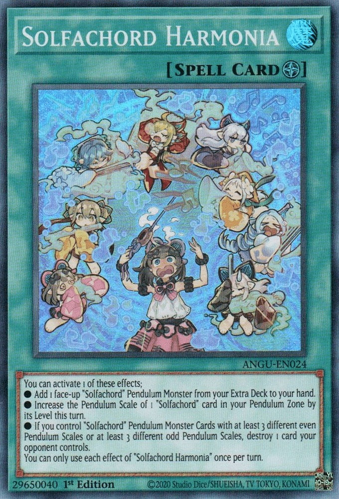 Image for Solfachord Harmonia (ANGU-EN024) (ANGU) - YuGiOh