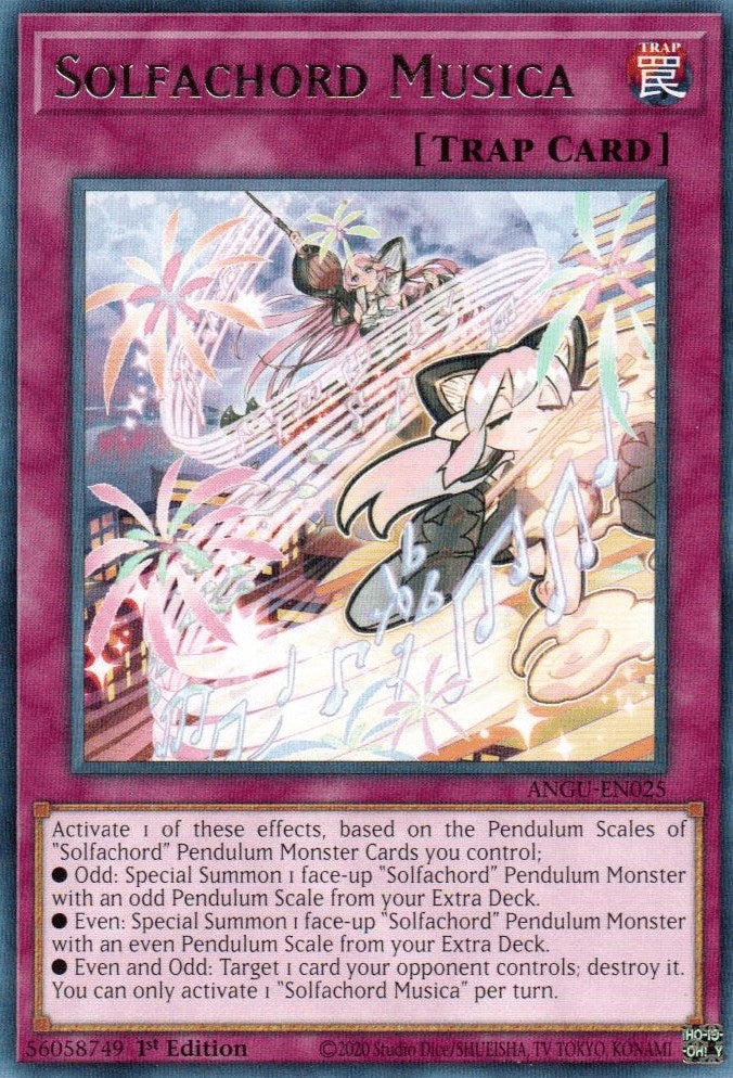 Image for Solfachord Musica (ANGU-EN025) (ANGU) - YuGiOh