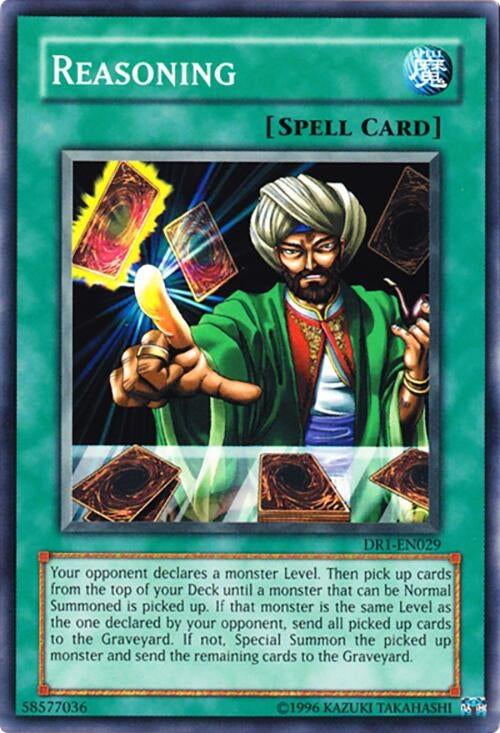 Image for Reasoning (DR1-EN029) (DR1) - YuGiOh