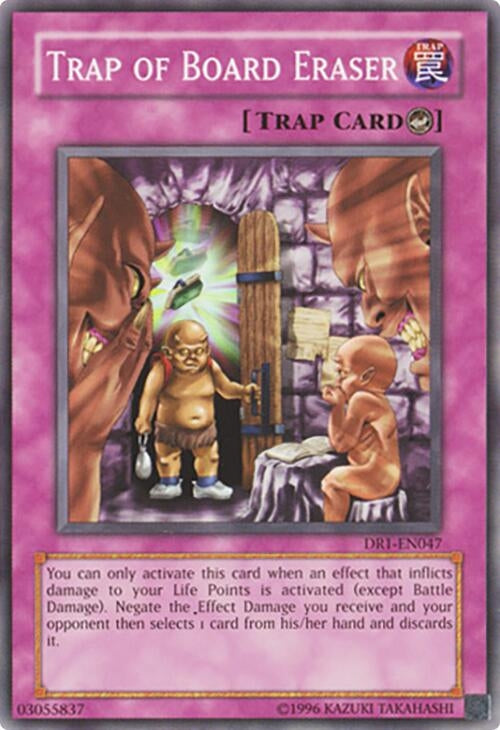 Image for Trap of Board Eraser (DR1-EN047) (DR1) - YuGiOh
