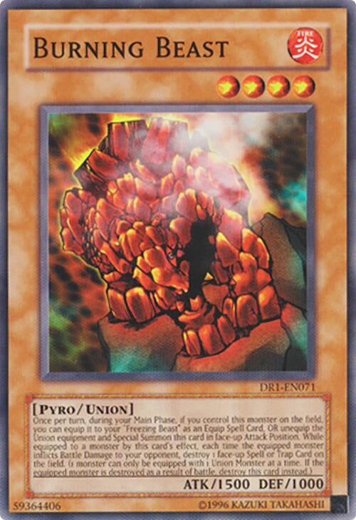 Image for Burning Beast (DR1-EN071) (DR1) - YuGiOh