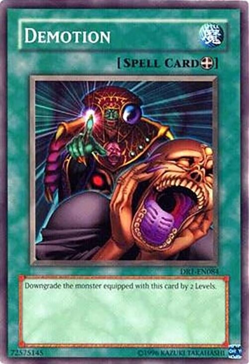 Image for Demotion (DR1-EN084) (DR1) - YuGiOh