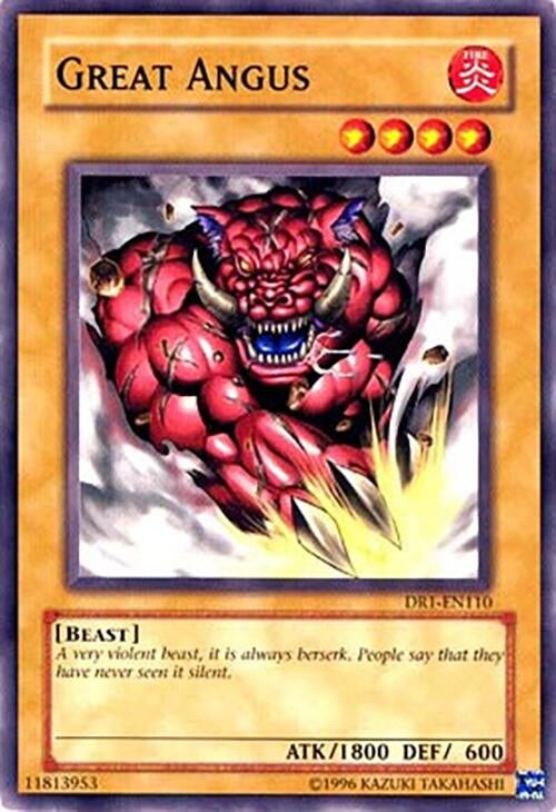 Image for Great Angus (DR1-EN110) (DR1) - YuGiOh