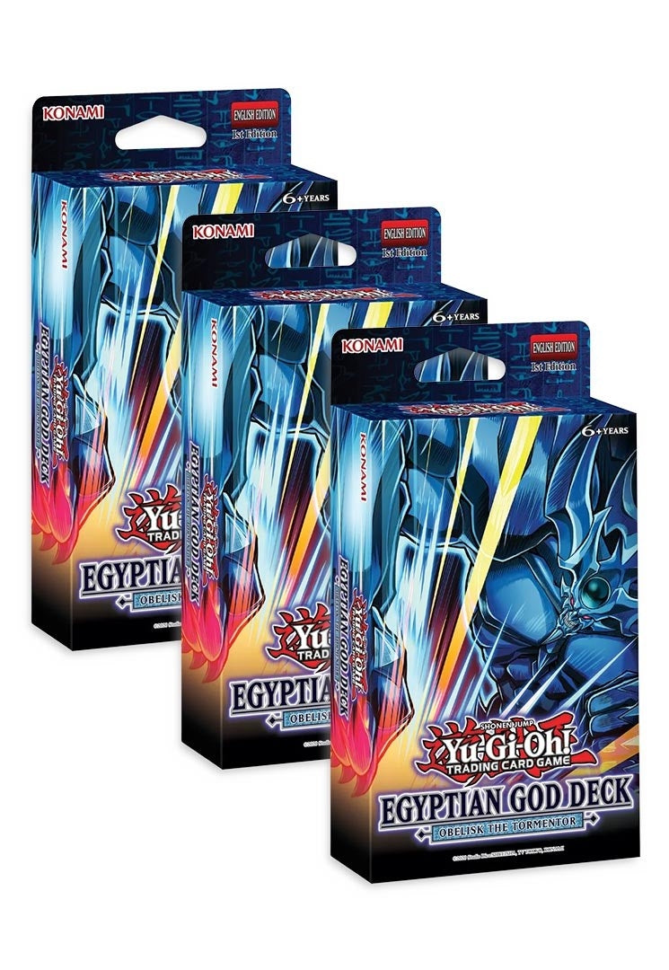 Egyptian God Deck: Obelisk the Tormentor [1st Edition] - Set of 3