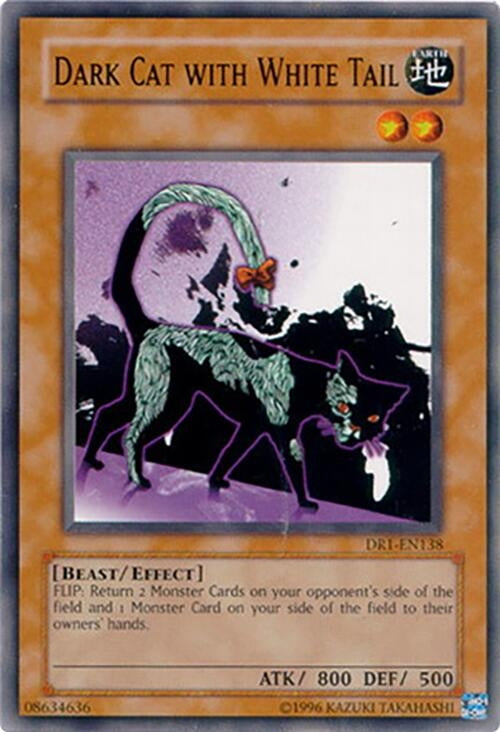 Image for Dark Cat with White Tail (DR1-EN138) (DR1) - YuGiOh