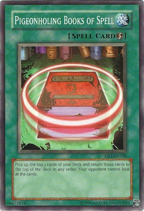 Image for Pigeonholing Books of Spell (DR1-EN148) (DR1) - YuGiOh