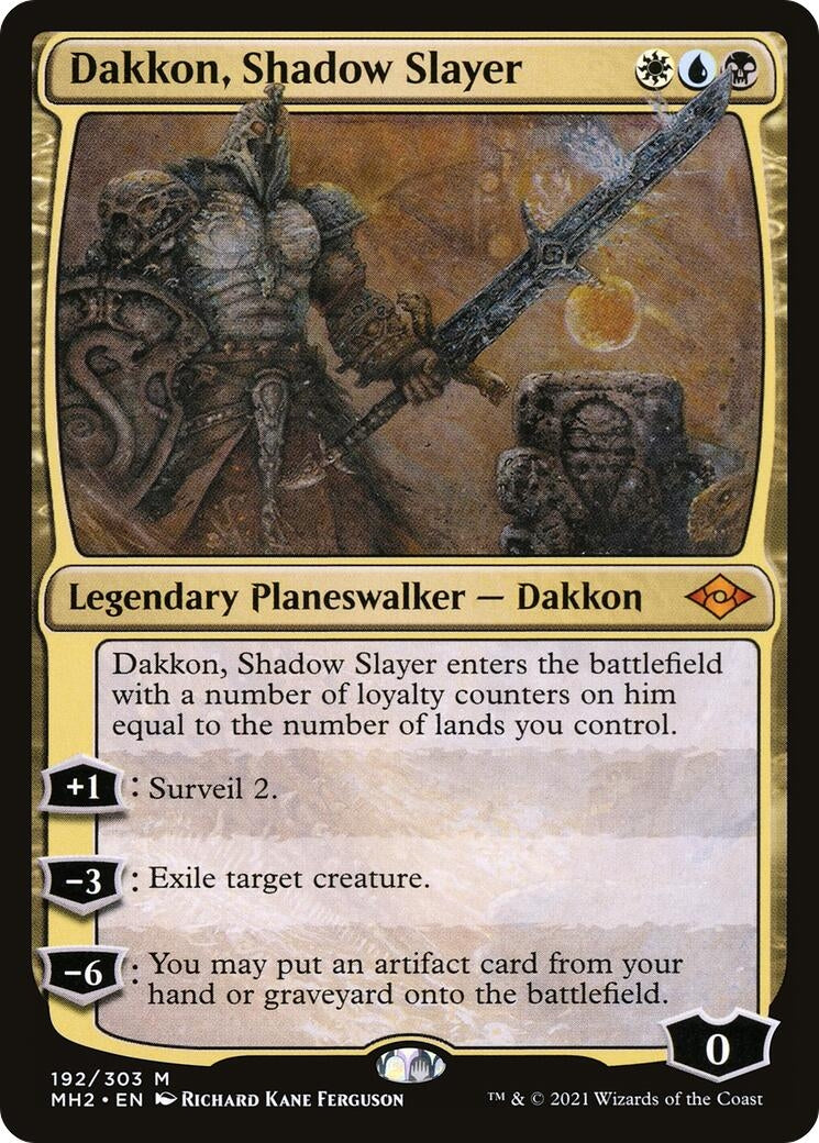 Image for Dakkon, Shadow Slayer (192) (Modern Horizons 2) - Magic: The Gathering