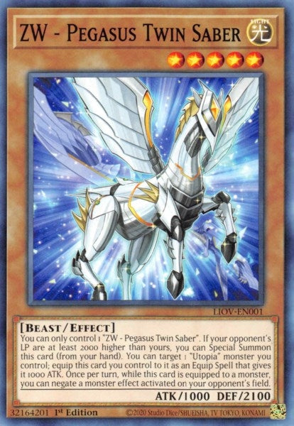 Image for ZW - Pegasus Twin Saber (LIOV-EN001) (LIOV) - YuGiOh
