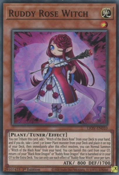 Image for Ruddy Rose Witch (LIOV-EN010) (LIOV) - YuGiOh