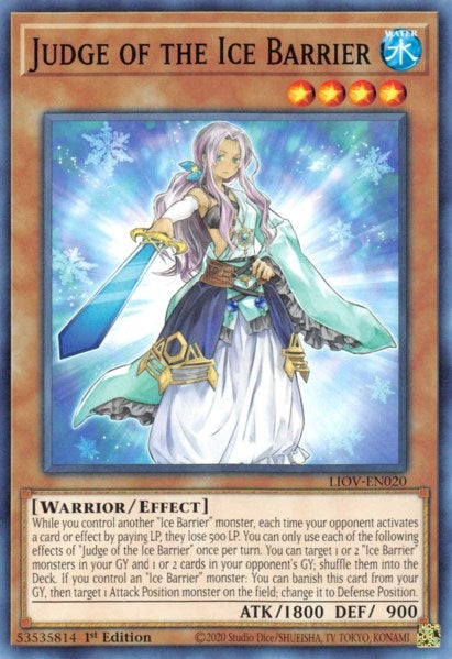 Image for Judge of the Ice Barrier (LIOV-EN020) (LIOV) - YuGiOh