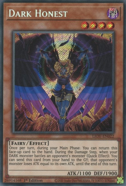 Image for Dark Honest (LIOV-EN022) (LIOV) - YuGiOh