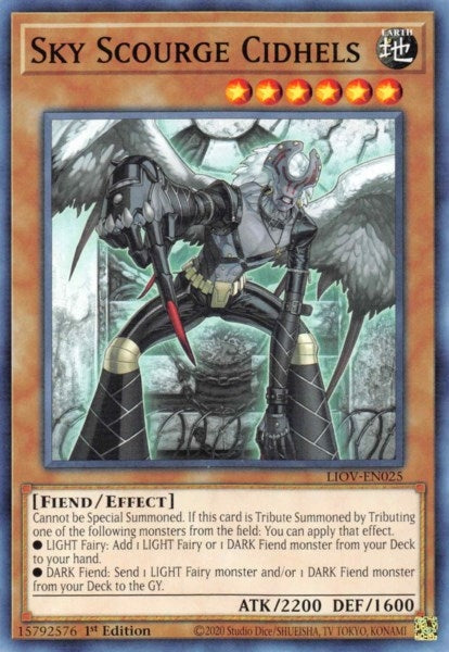 Image for Sky Scourge Cidhels (LIOV-EN025) (LIOV) - YuGiOh