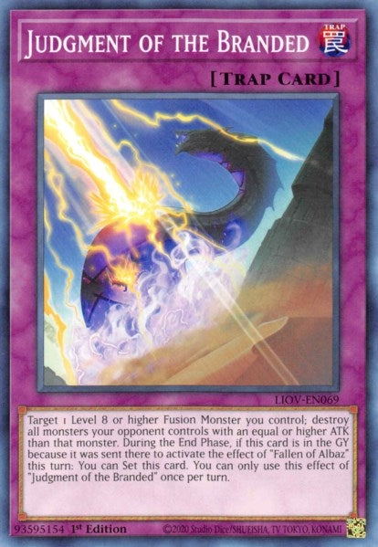 Image for Judgment of the Branded (LIOV-EN069) (LIOV) - YuGiOh
