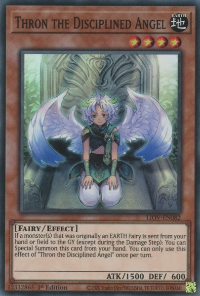 Image for Thron the Disciplined Angel (LIOV-EN082) (LIOV) - YuGiOh