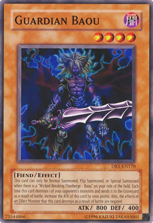 Image for Guardian Baou (DR1-EN170) (DR1) - YuGiOh
