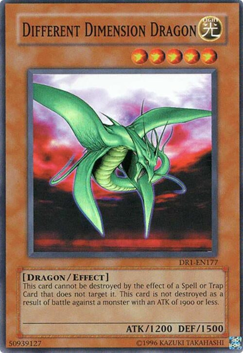 Image for Different Dimension Dragon (DR1-EN177) (DR1) - YuGiOh