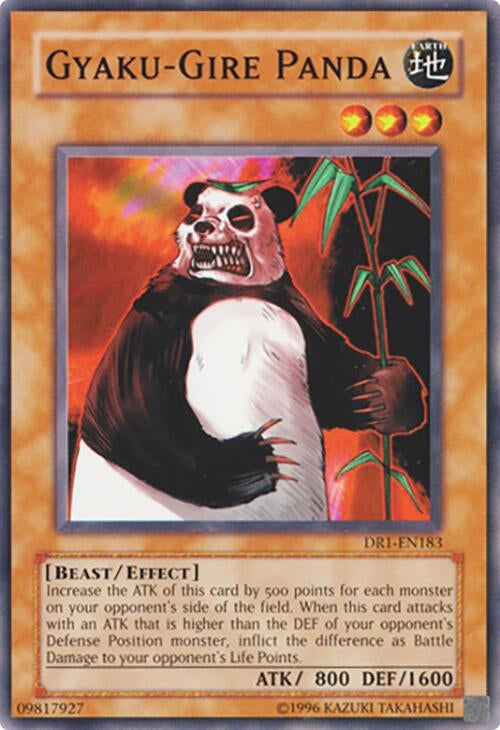 Image for Gyaku-Gire Panda (DR1-EN183) (DR1) - YuGiOh
