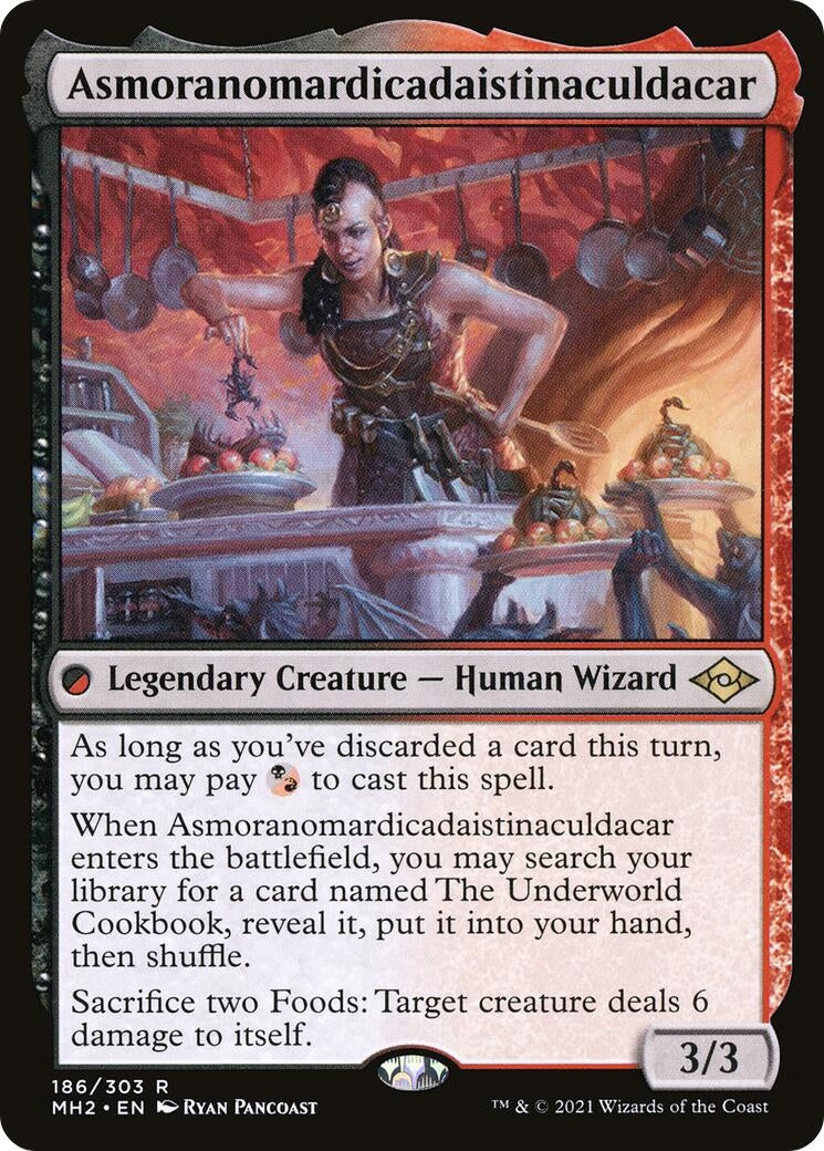 Image for Asmoranomardicadaistinaculdacar (186) (Modern Horizons 2) - Magic: The Gathering