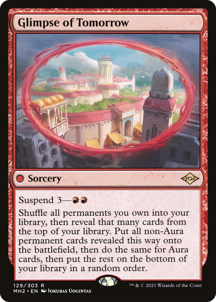 Image for Glimpse of Tomorrow (129) (Modern Horizons 2) - Magic: The Gathering
