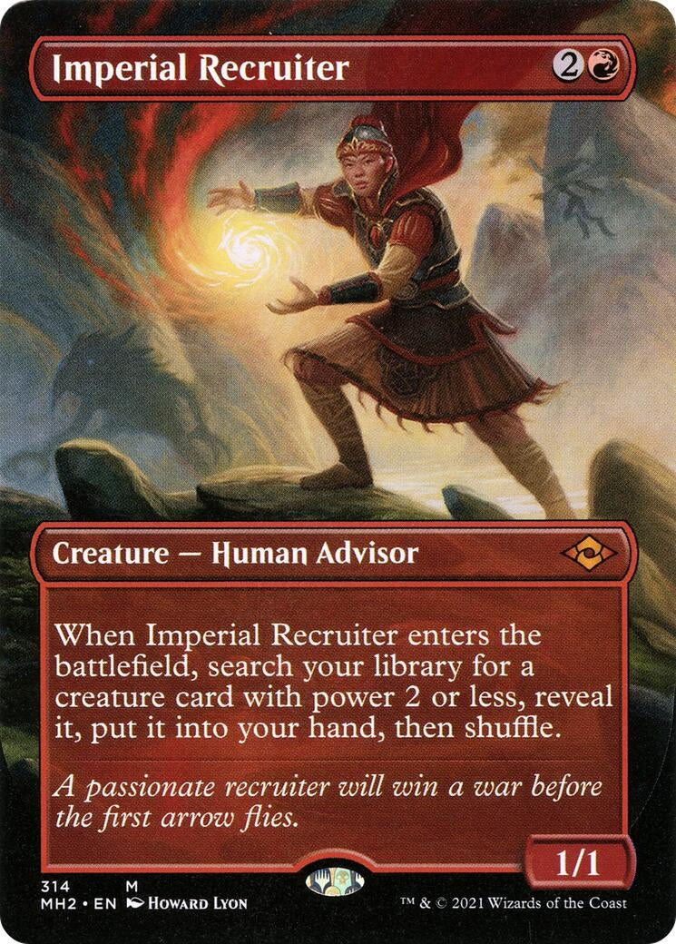 Image for Imperial Recruiter (Borderless) (314) (Modern Horizons 2) - Magic: The Gathering