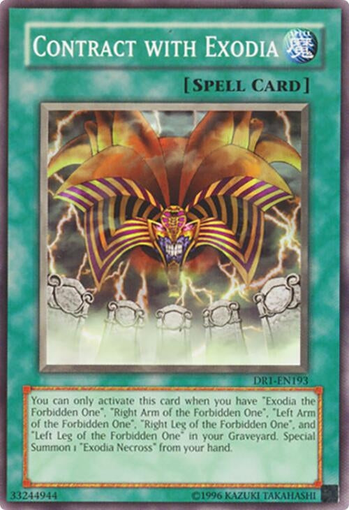 Image for Contract with Exodia (DR1-EN193) (DR1) - YuGiOh