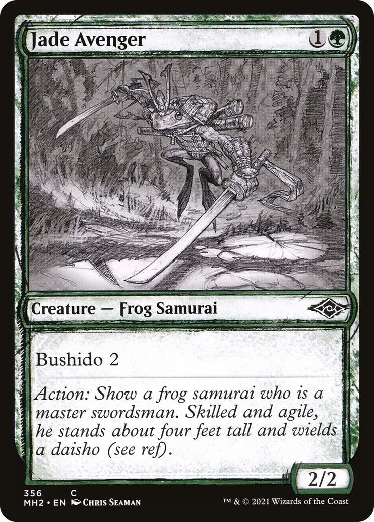 Image for Jade Avenger (Showcase) (356) (Modern Horizons 2) - Magic: The Gathering