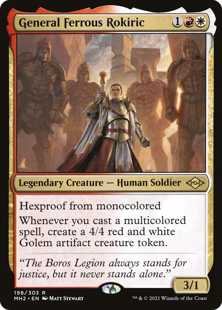 Image for General Ferrous Rokiric (198) (Modern Horizons 2) - Magic: The Gathering