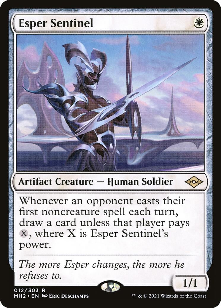 Image for Esper Sentinel (12) (Modern Horizons 2) - Magic: The Gathering