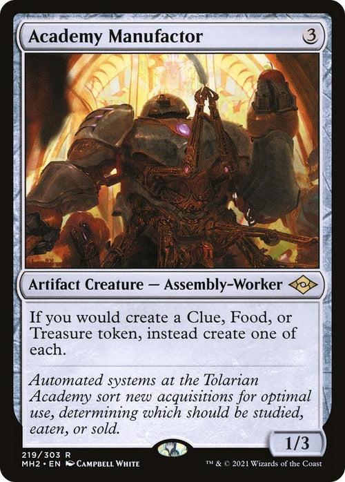 Image for Academy Manufactor (219) (Modern Horizons 2) - Magic: The Gathering