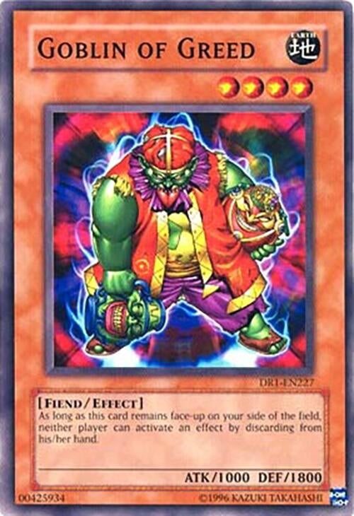Image for Goblin of Greed (DR1-EN227) (DR1) - YuGiOh