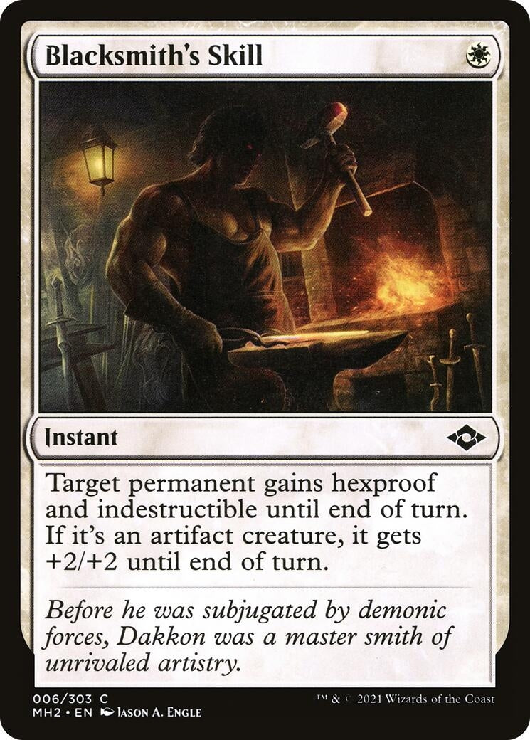 Image for Blacksmith's Skill (6) (Modern Horizons 2) - Magic: The Gathering