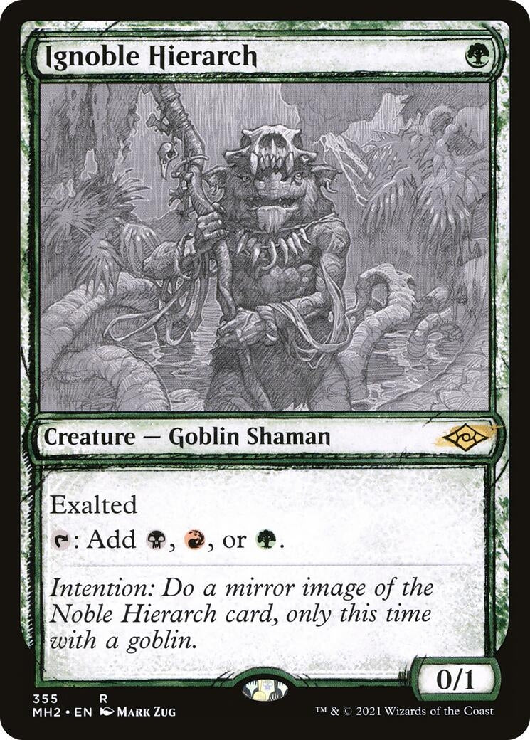 Image for Ignoble Hierarch (Showcase) (355) (Modern Horizons 2) - Magic: The Gathering